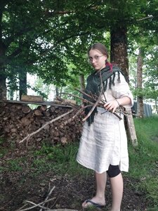 Eryn, membre de la compagnie Art haché